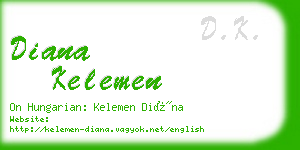 diana kelemen business card